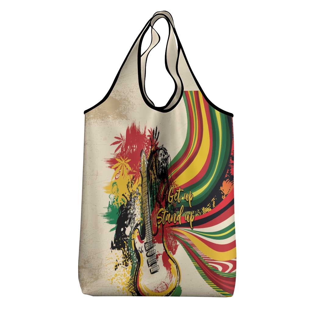Reggae Soul B.Marley Grungy Grocery Bag Get Up Stand Up - African Pride