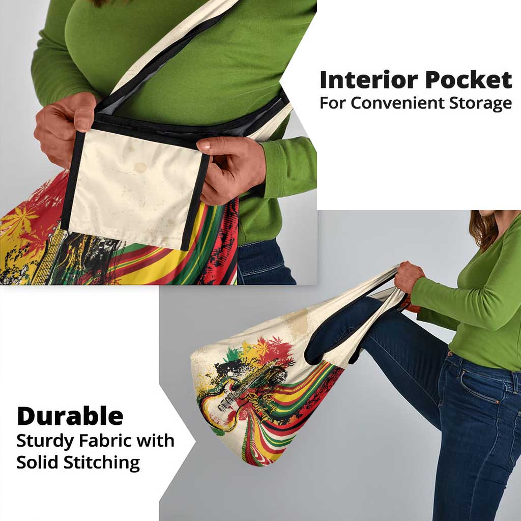Reggae Soul B.Marley Grungy Grocery Bag Get Up Stand Up - African Pride