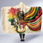 Reggae Soul B.Marley Grungy Hooded Blanket Get Up Stand Up - African Pride