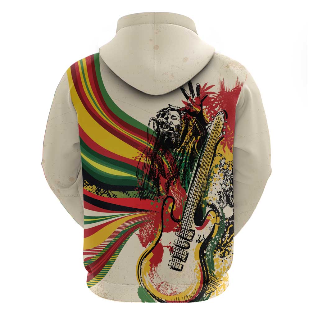 Reggae Soul B.Marley Grungy Hoodie Get Up Stand Up - African Pride