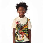 Reggae Soul B.Marley Grungy Kid Polo Shirt Get Up Stand Up - African Pride