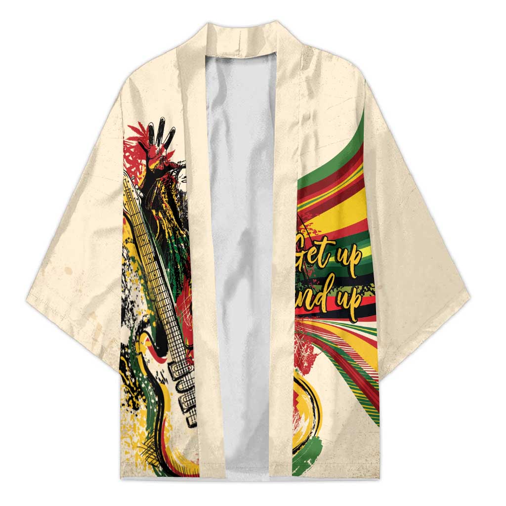 Reggae Soul B.Marley Grungy Kimono Get Up Stand Up - African Pride