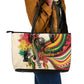 Reggae Soul B.Marley Grungy Leather Tote Bag Get Up Stand Up - African Pride