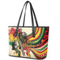 Reggae Soul B.Marley Grungy Leather Tote Bag Get Up Stand Up - African Pride