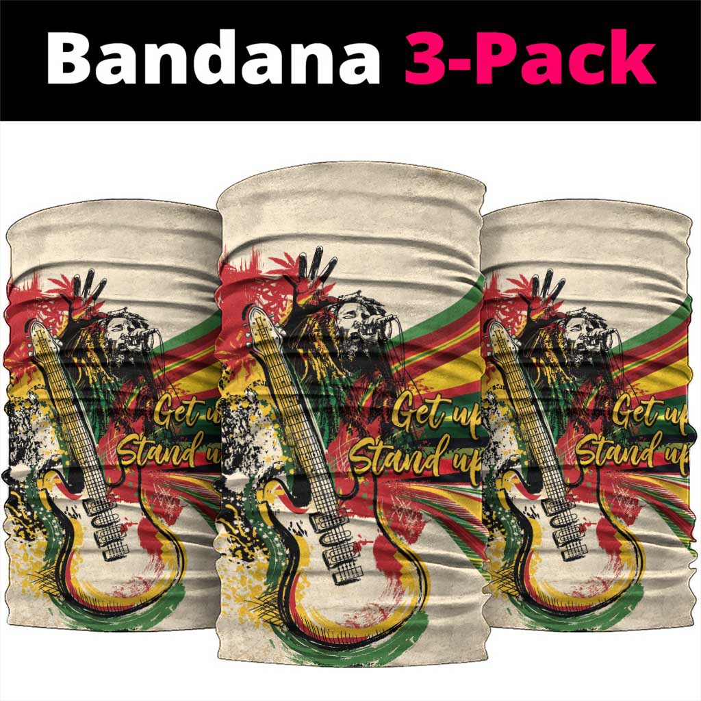 Reggae Soul B.Marley Grungy Neck Gaiter Get Up Stand Up - African Pride