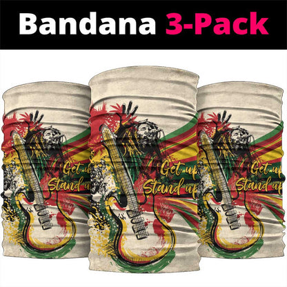 Reggae Soul B.Marley Grungy Neck Gaiter Get Up Stand Up - African Pride