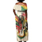 Reggae Soul B.Marley Grungy Off Shoulder Maxi Dress Get Up Stand Up - African Pride