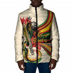 Reggae Soul B.Marley Grungy Padded Jacket Get Up Stand Up - African Pride