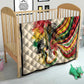 Reggae Soul B.Marley Grungy Quilt Get Up Stand Up - African Pride