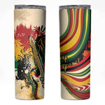 Reggae Soul B.Marley Grungy Skinny Tumbler Get Up Stand Up - African Pride