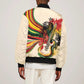 Reggae Soul B.Marley Grungy Sleeve Zip Bomber Jacket Get Up Stand Up - African Pride