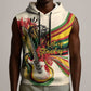 Reggae Soul B.Marley Grungy Sleeveless Hoodie Get Up Stand Up - African Pride