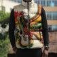 Reggae Soul B.Marley Grungy Sleeveless Puffer Jacket Get Up Stand Up - African Pride