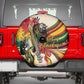 Reggae Soul B.Marley Grungy Spare Tire Cover Get Up Stand Up - African Pride