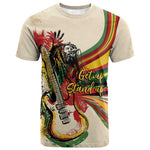 Reggae Soul B.Marley Grungy T shirt Get Up Stand Up - African Pride