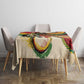 Reggae Soul B.Marley Grungy Tablecloth Get Up Stand Up - African Pride