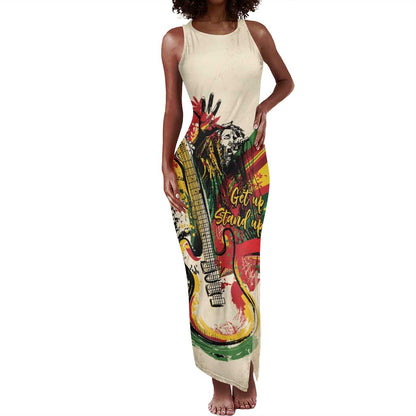 Reggae Soul B.Marley Grungy Tank Maxi Dress Get Up Stand Up - African Pride