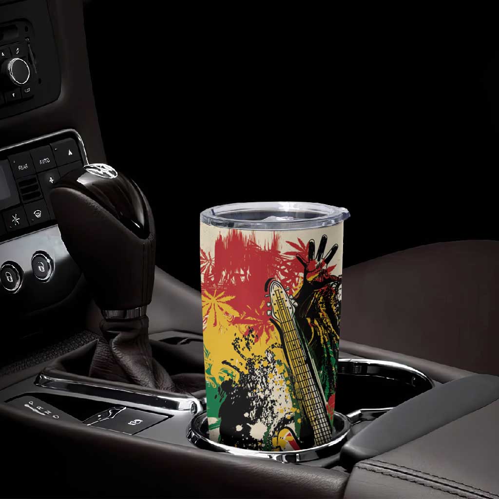Reggae Soul B.Marley Grungy Tumbler Cup Get Up Stand Up - African Pride