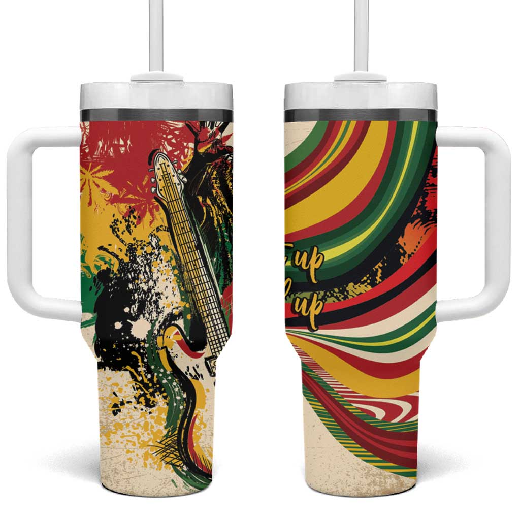 Reggae Soul B.Marley Grungy Tumbler With Handle Get Up Stand Up - African Pride