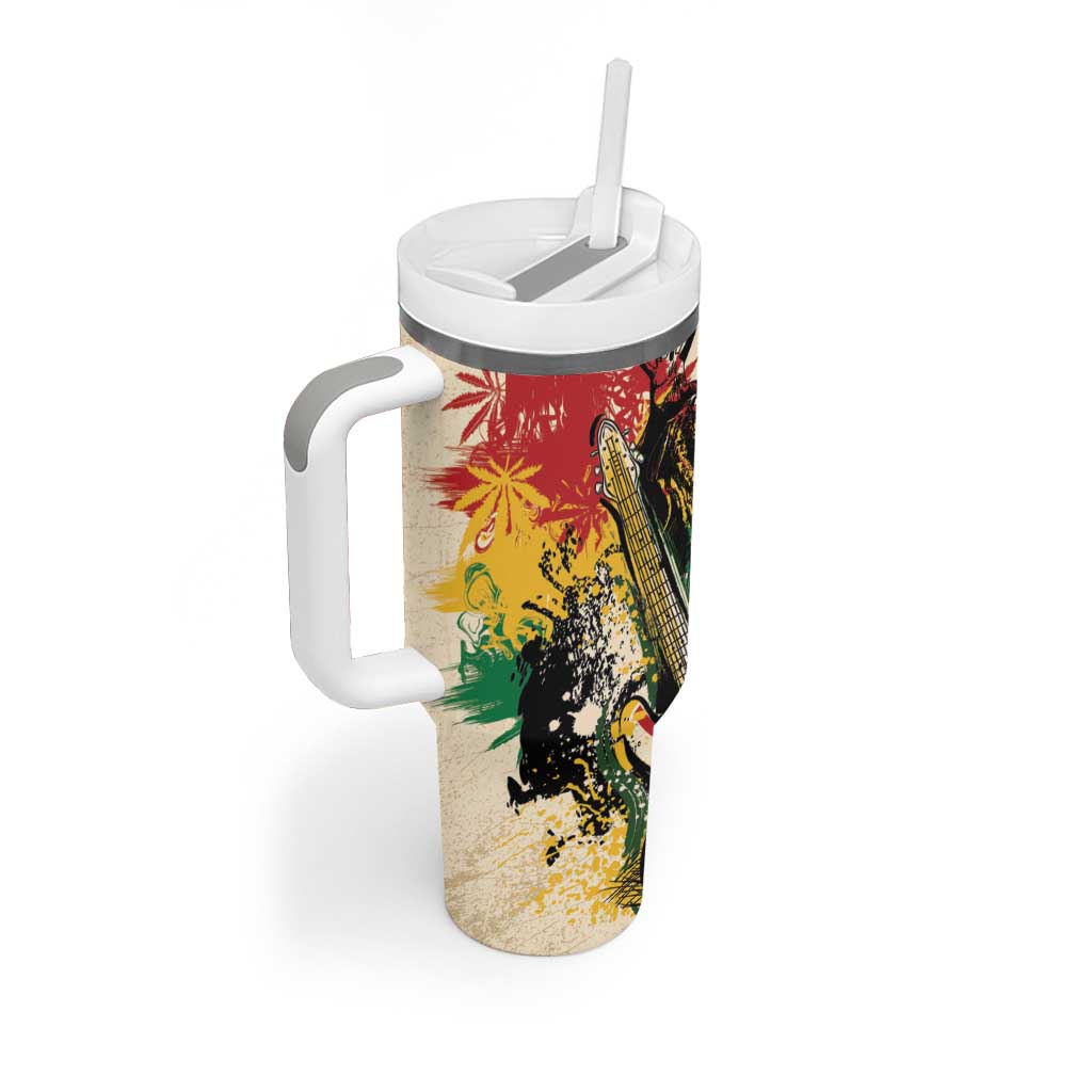 Reggae Soul B.Marley Grungy Tumbler With Handle Get Up Stand Up - African Pride