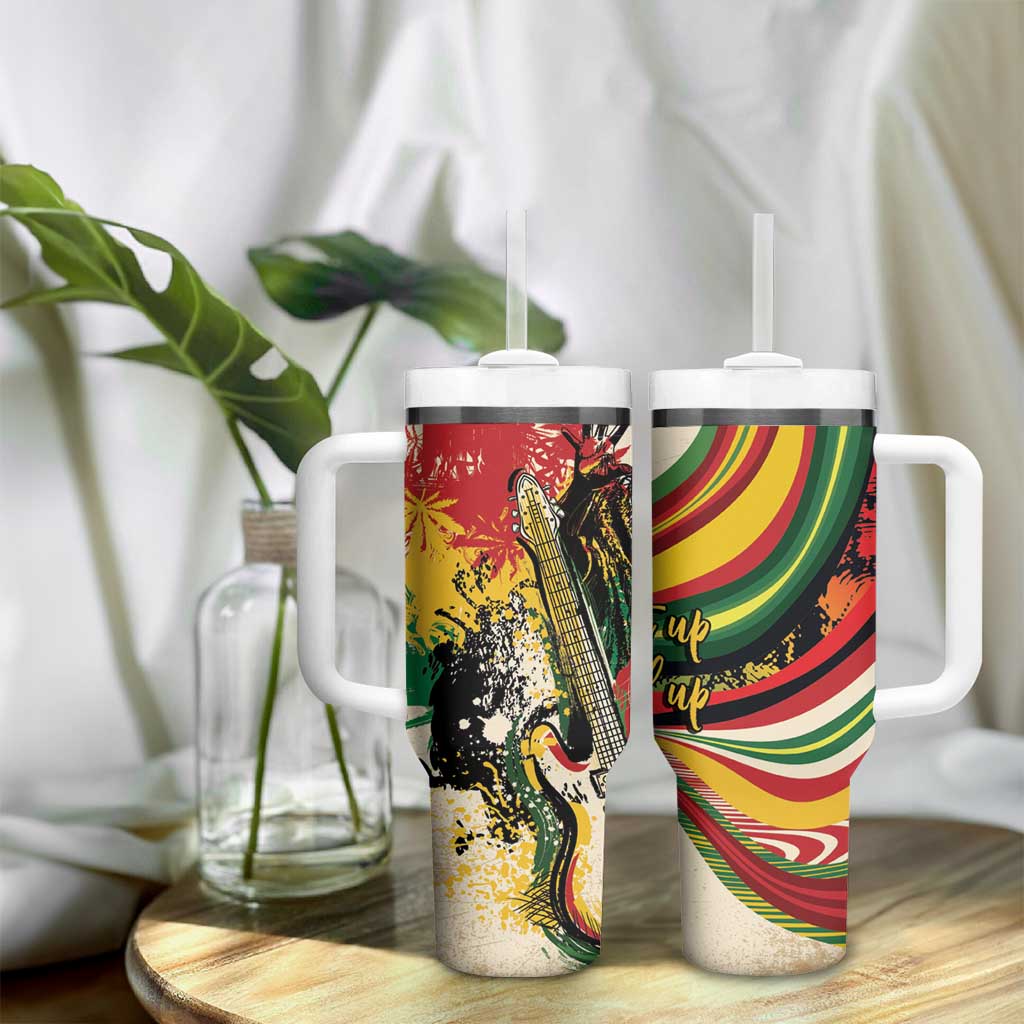 Reggae Soul B.Marley Grungy Tumbler With Handle Get Up Stand Up - African Pride