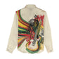 Reggae Soul B.Marley Grungy Women Casual Shirt Get Up Stand Up - African Pride