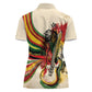 Reggae Soul B.Marley Grungy Women Polo Shirt Get Up Stand Up - African Pride