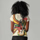 Reggae Soul B.Marley Grungy Women V-Neck T-Shirt Get Up Stand Up - African Pride