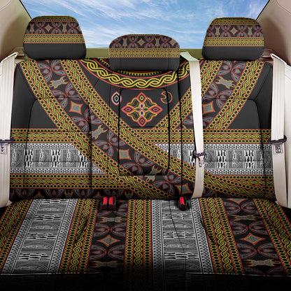 Cameroon Bamenda Toghu Inspired Back Car Seat Cover Classic Motifs