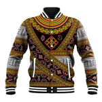 Cameroon Bamenda Toghu Inspired Baseball Jacket Classic Motifs
