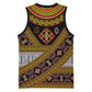 Cameroon Bamenda Toghu Inspired Basketball Jersey Classic Motifs