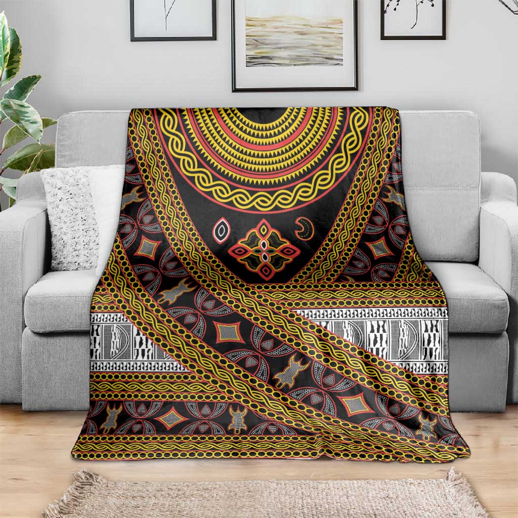 Cameroon Bamenda Toghu Inspired Blanket Classic Motifs