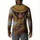 Cameroon Bamenda Toghu Inspired Button Sweatshirt Classic Motifs