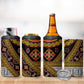 Cameroon Bamenda Toghu Inspired 4 in 1 Can Cooler Tumbler Classic Motifs
