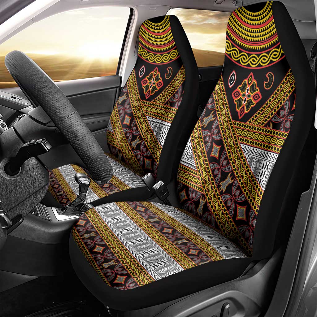Cameroon Bamenda Toghu Inspired Car Seat Cover Classic Motifs