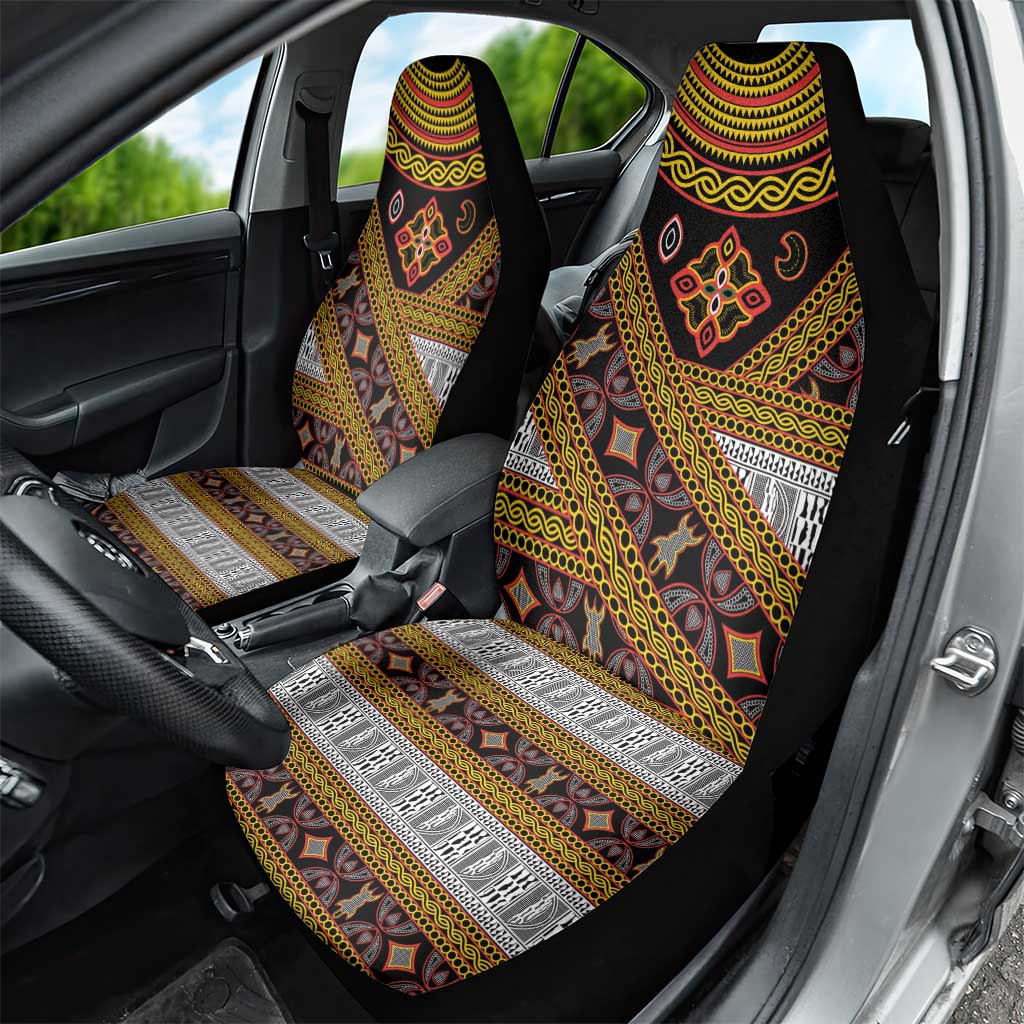 Cameroon Bamenda Toghu Inspired Car Seat Cover Classic Motifs