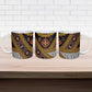 Cameroon Bamenda Toghu Inspired Ceramic Mug Classic Motifs