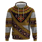 Cameroon Bamenda Toghu Inspired Hoodie Classic Motifs