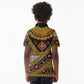 Cameroon Bamenda Toghu Inspired Kid Polo Shirt Classic Motifs