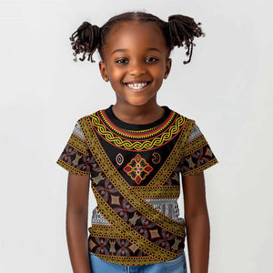 Cameroon Bamenda Toghu Inspired Kid T shirt Classic Motifs