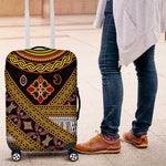 Cameroon Bamenda Toghu Inspired Luggage Cover Classic Motifs