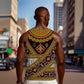 Cameroon Bamenda Toghu Inspired Men Tank Top Classic Motifs