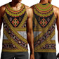 Cameroon Bamenda Toghu Inspired Men Tank Top Classic Motifs