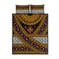 Cameroon Bamenda Toghu Inspired Quilt Bed Set Classic Motifs
