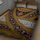 Cameroon Bamenda Toghu Inspired Quilt Bed Set Classic Motifs