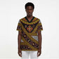 Cameroon Bamenda Toghu Inspired Scrub Top Classic Motifs