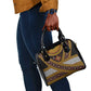 Cameroon Bamenda Toghu Inspired Shoulder Handbag Classic Motifs
