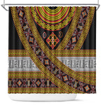 Cameroon Bamenda Toghu Inspired Shower Curtain Classic Motifs
