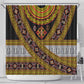 Cameroon Bamenda Toghu Inspired Shower Curtain Classic Motifs