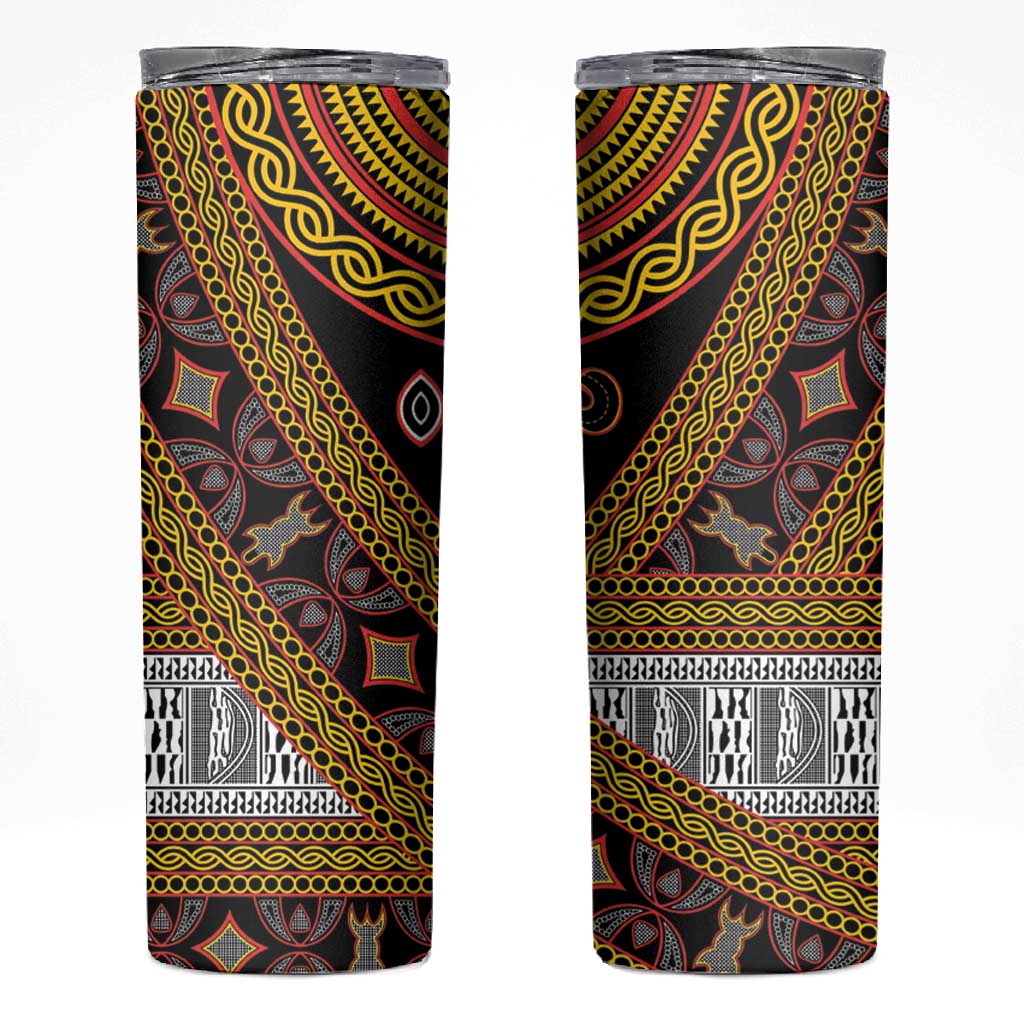 Cameroon Bamenda Toghu Inspired Skinny Tumbler Classic Motifs